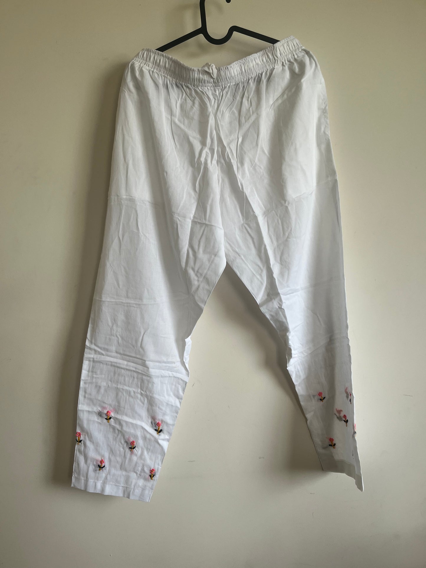 Pant  - Blush & Bloom White