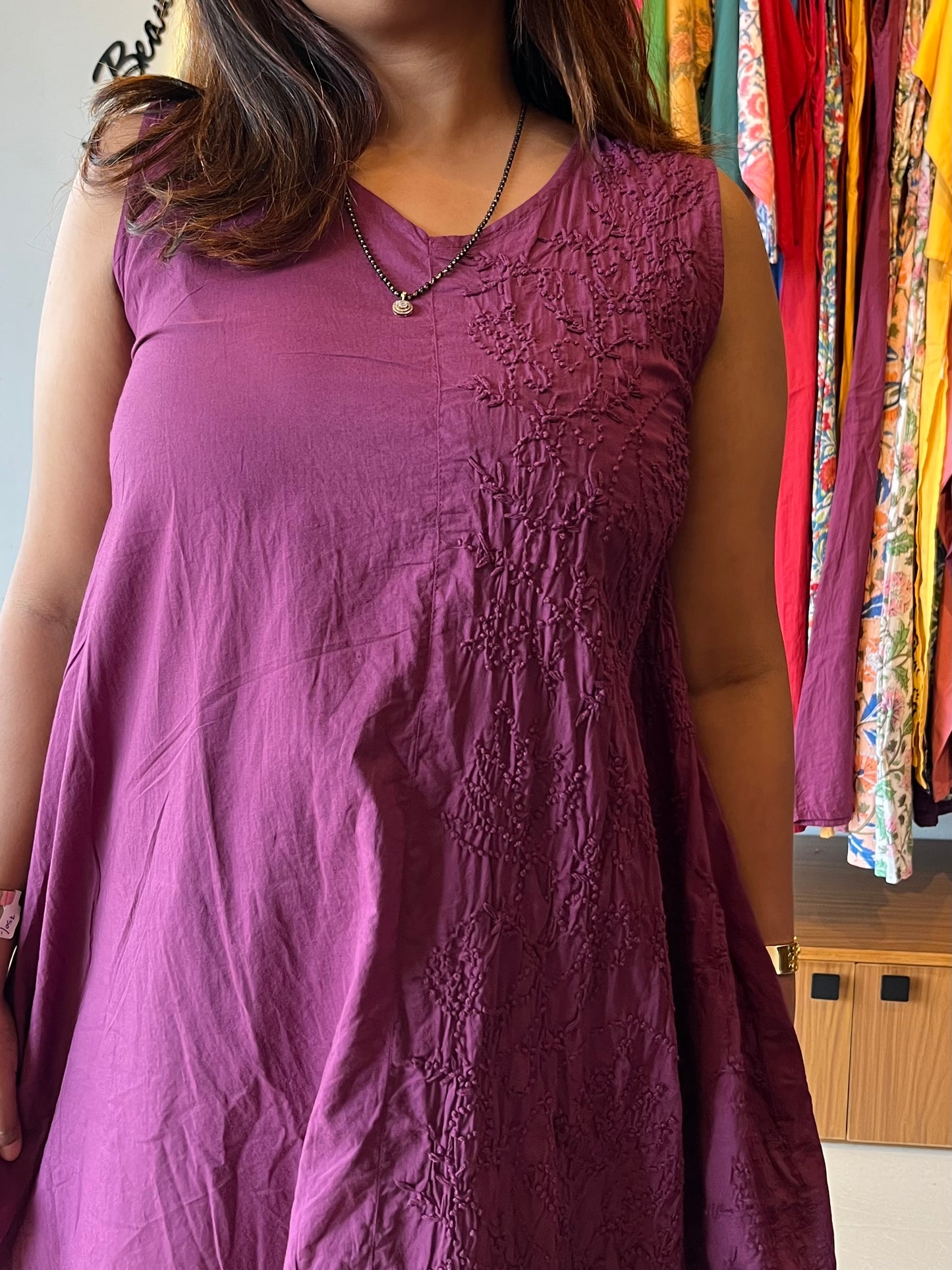Balloon dress - Wine