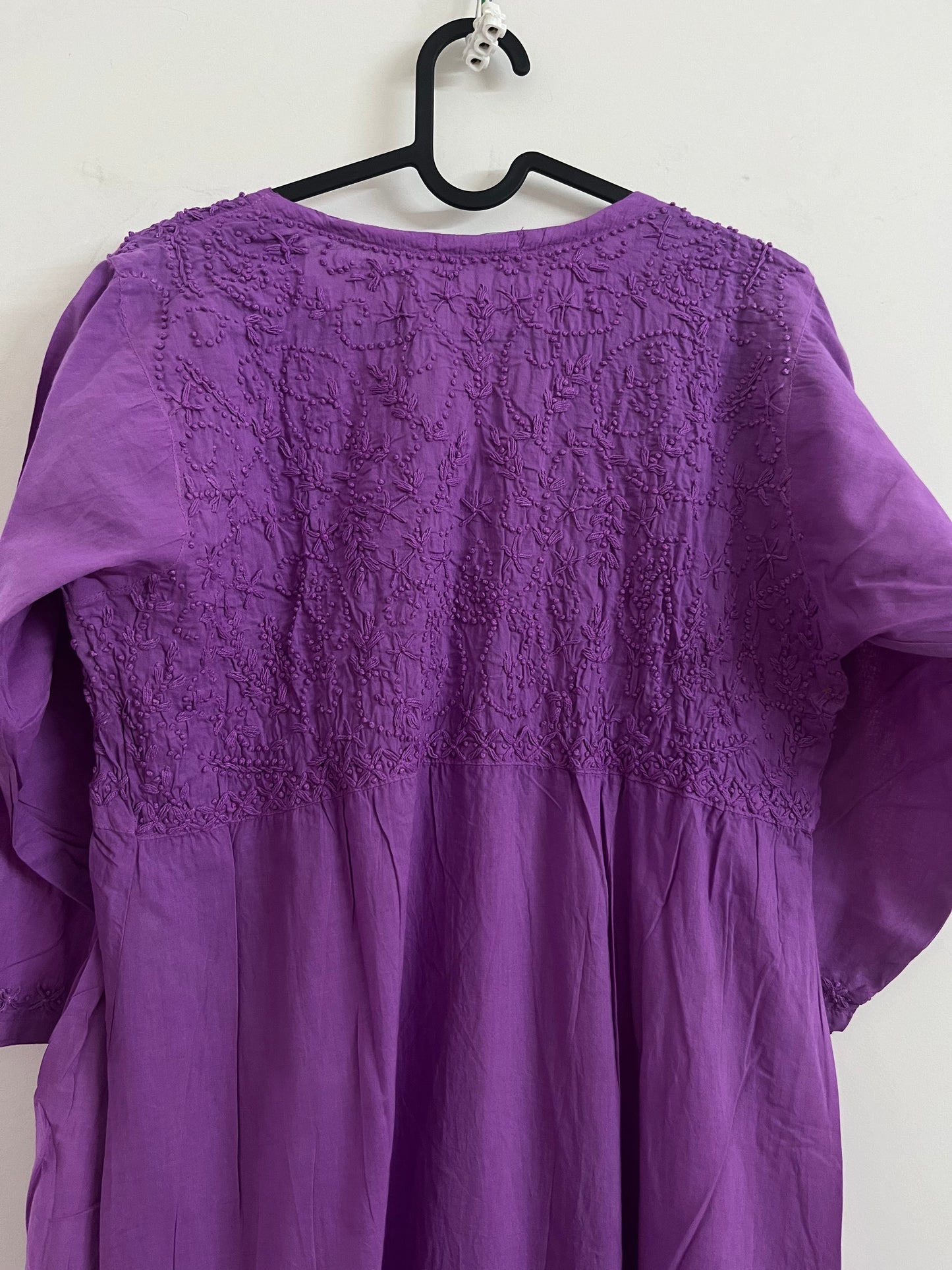 Aliya Cut Kurti/Dress -Lilac (with work on front and back)