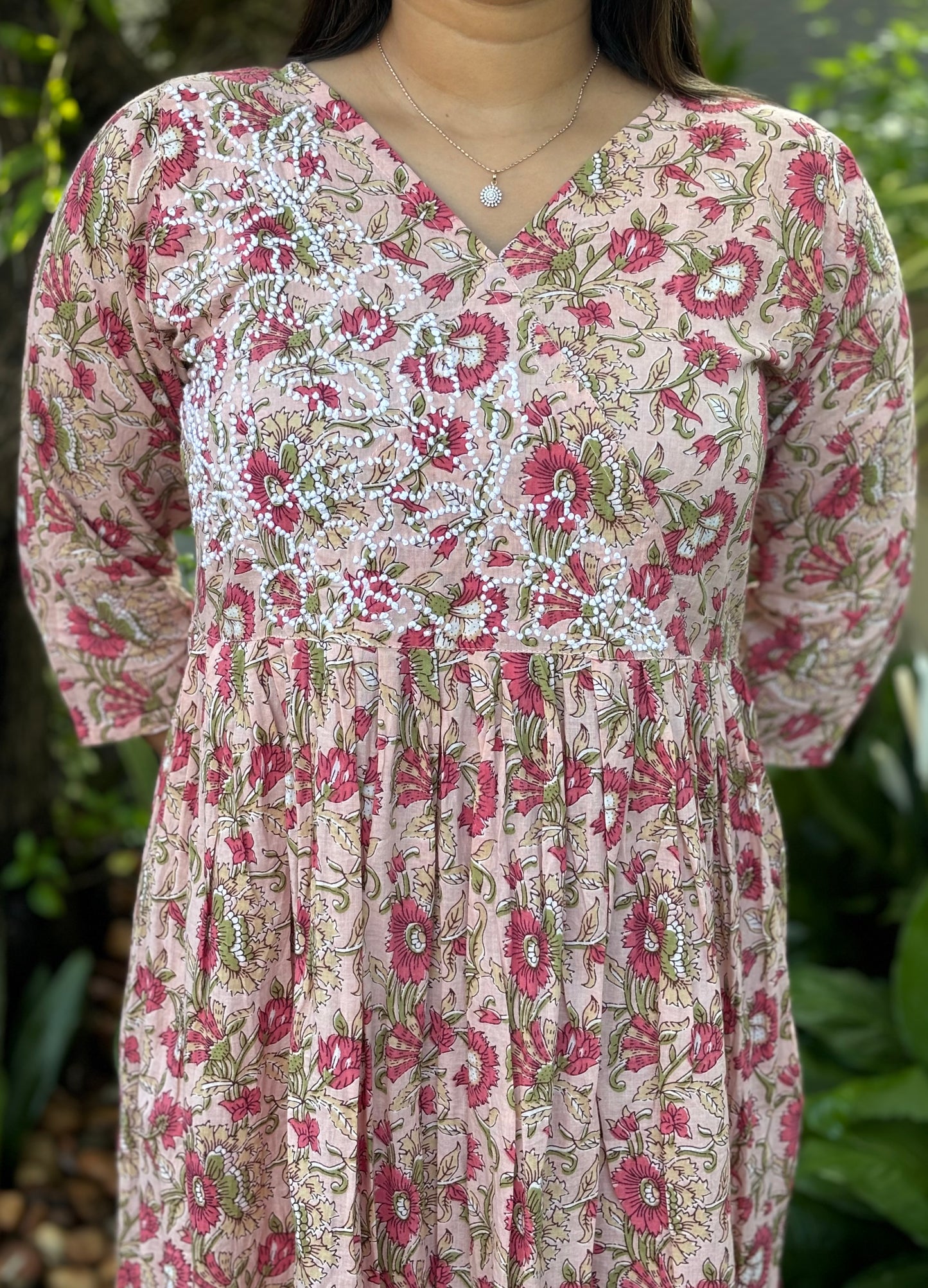 Pleated Angrakha set PRE-ORDER - Mili