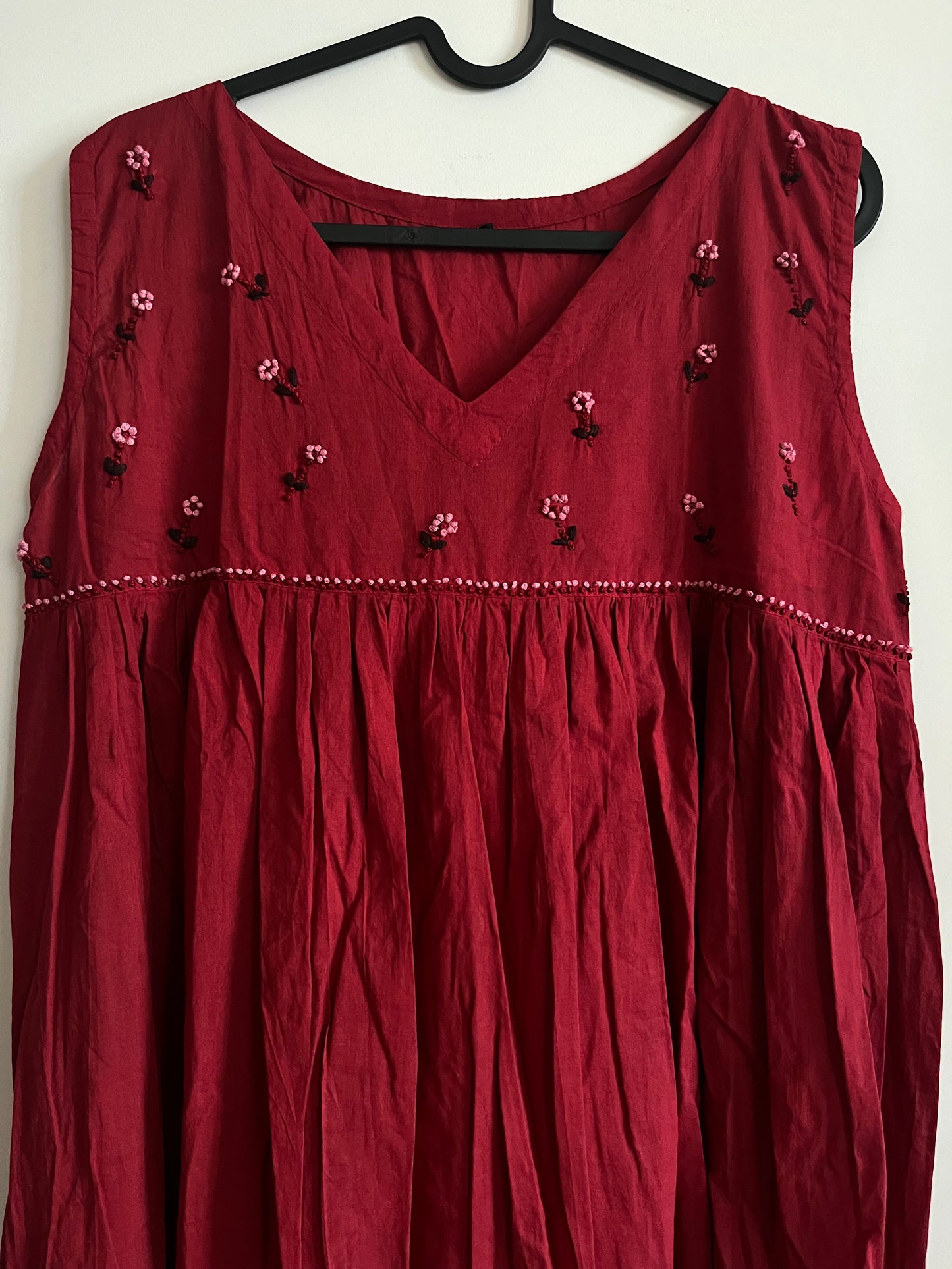 Blush and Bloom  Dress  PRE-ORDER - Maroon