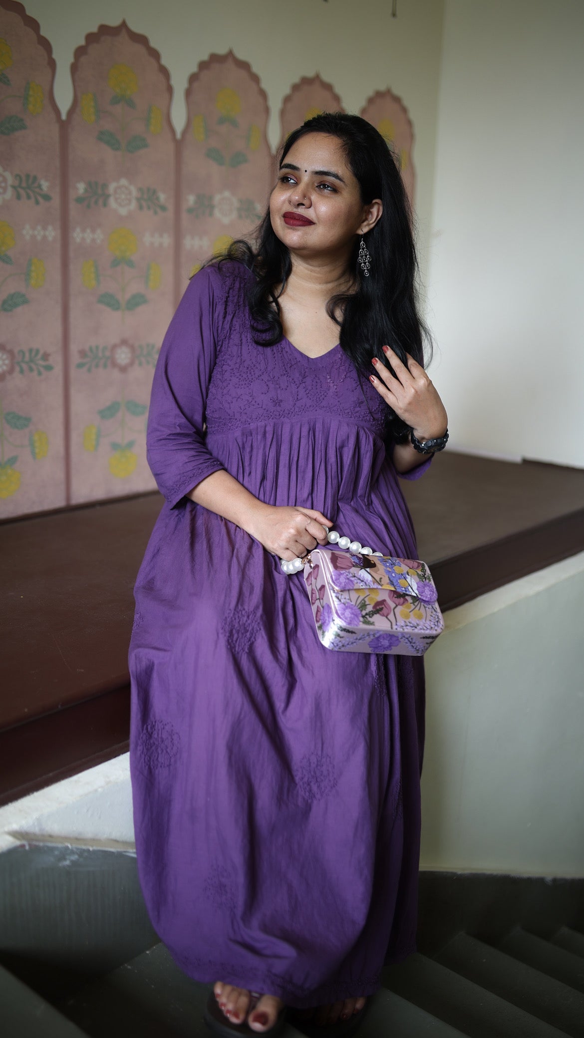 Aliya Cut Dress PRE-ORDER - Amethyst