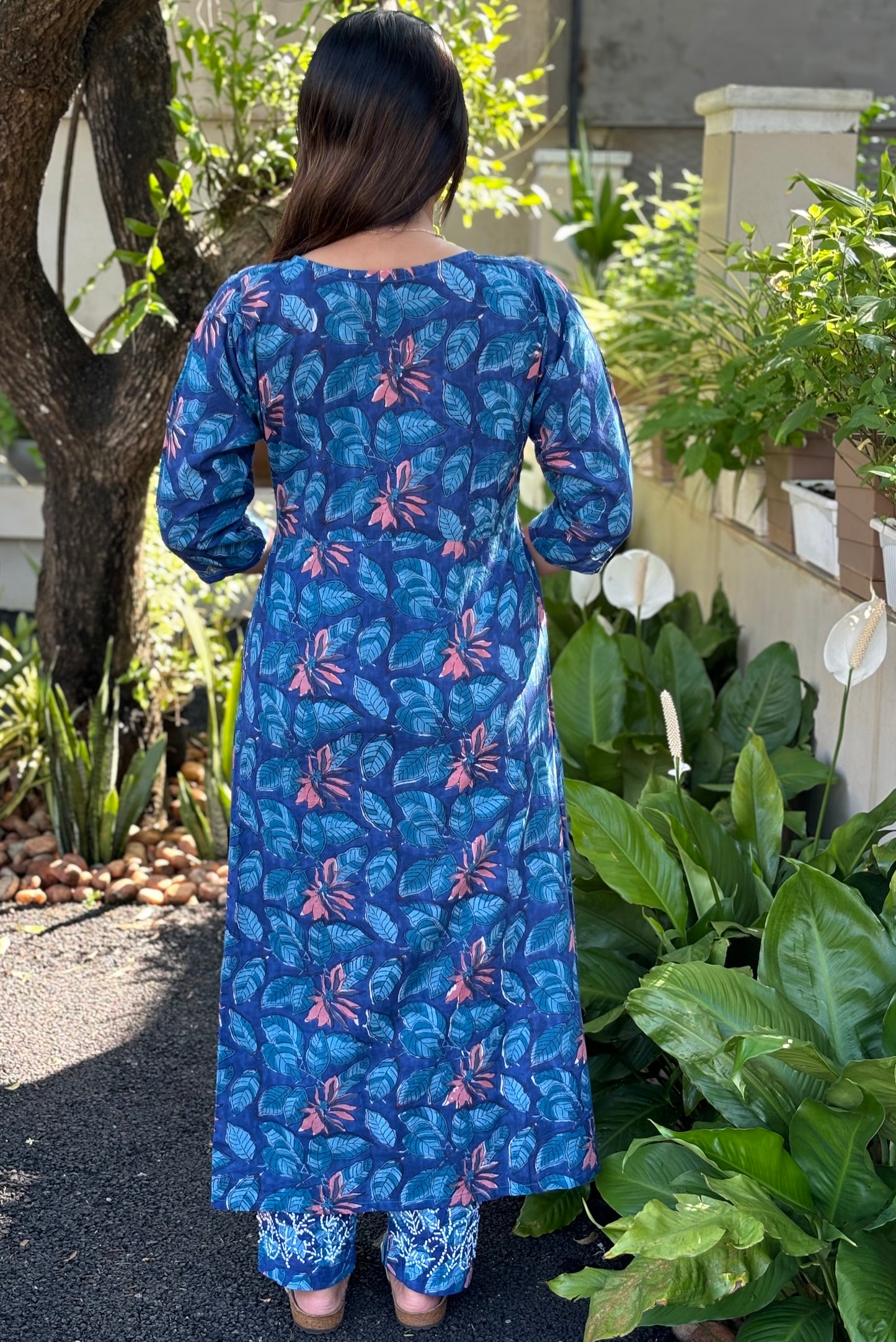 Pleated Angrakha set PRE-ORDER - Neelima