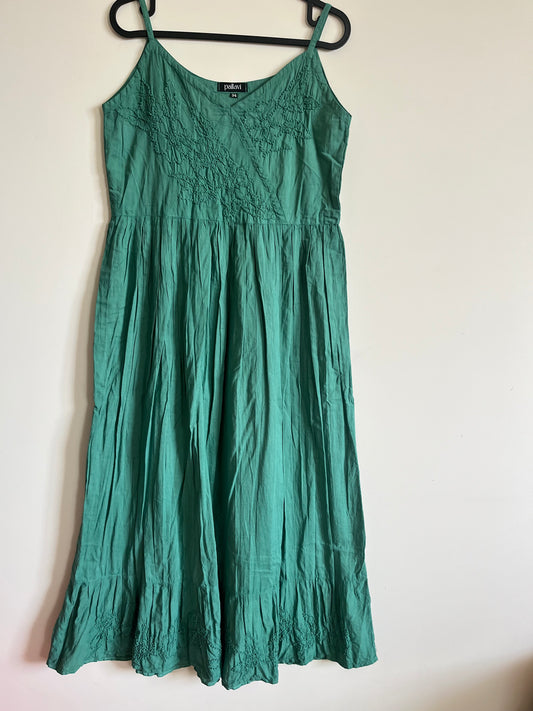 Garden whispers  Dress - Teal