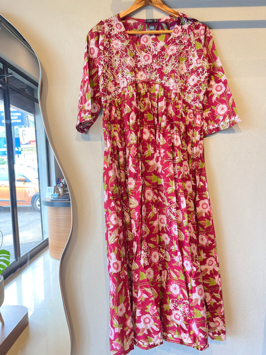 Aliya Cut Dress - Purple Vega