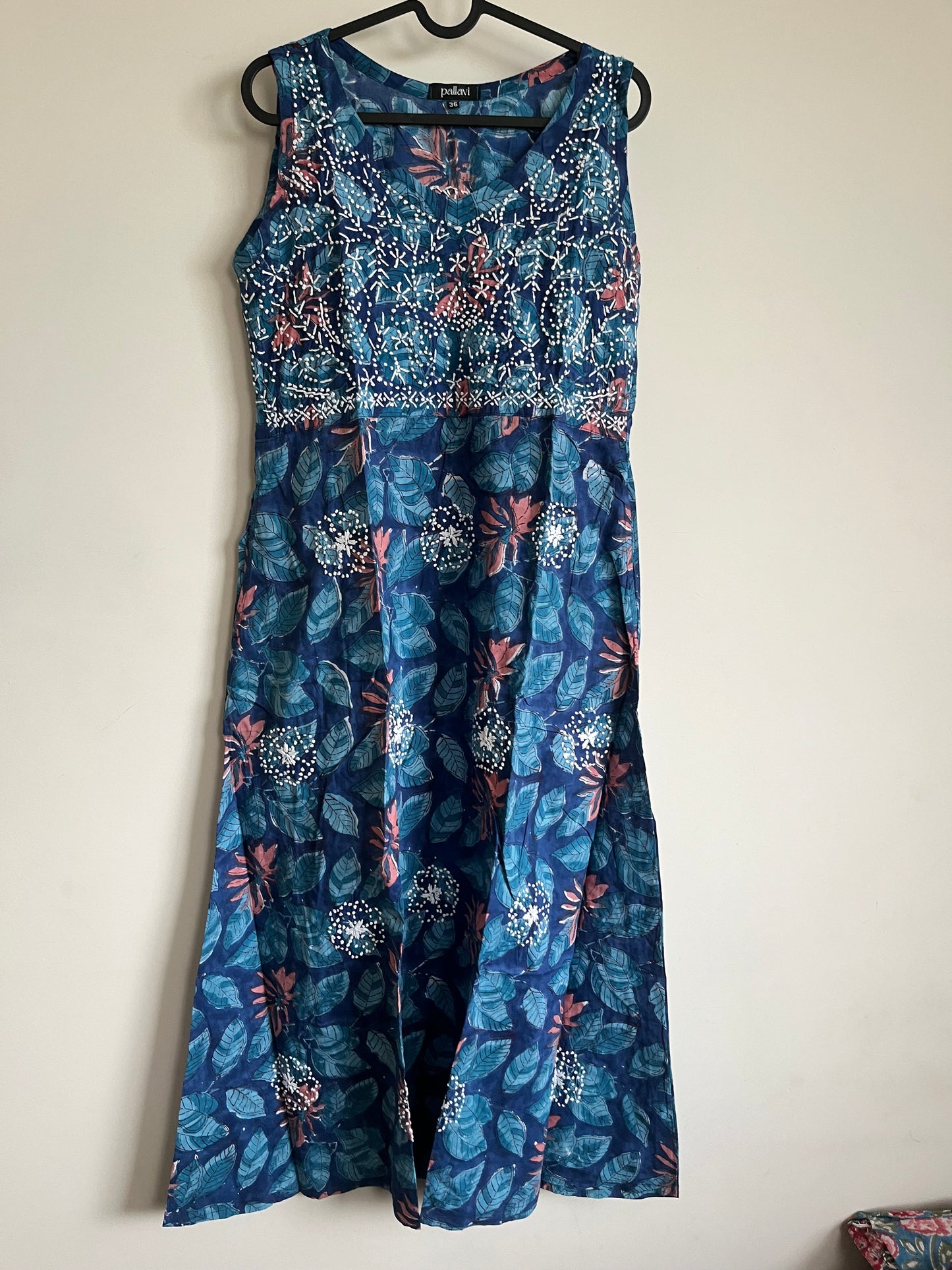 Sleeveless A-line Dress - Neelima
