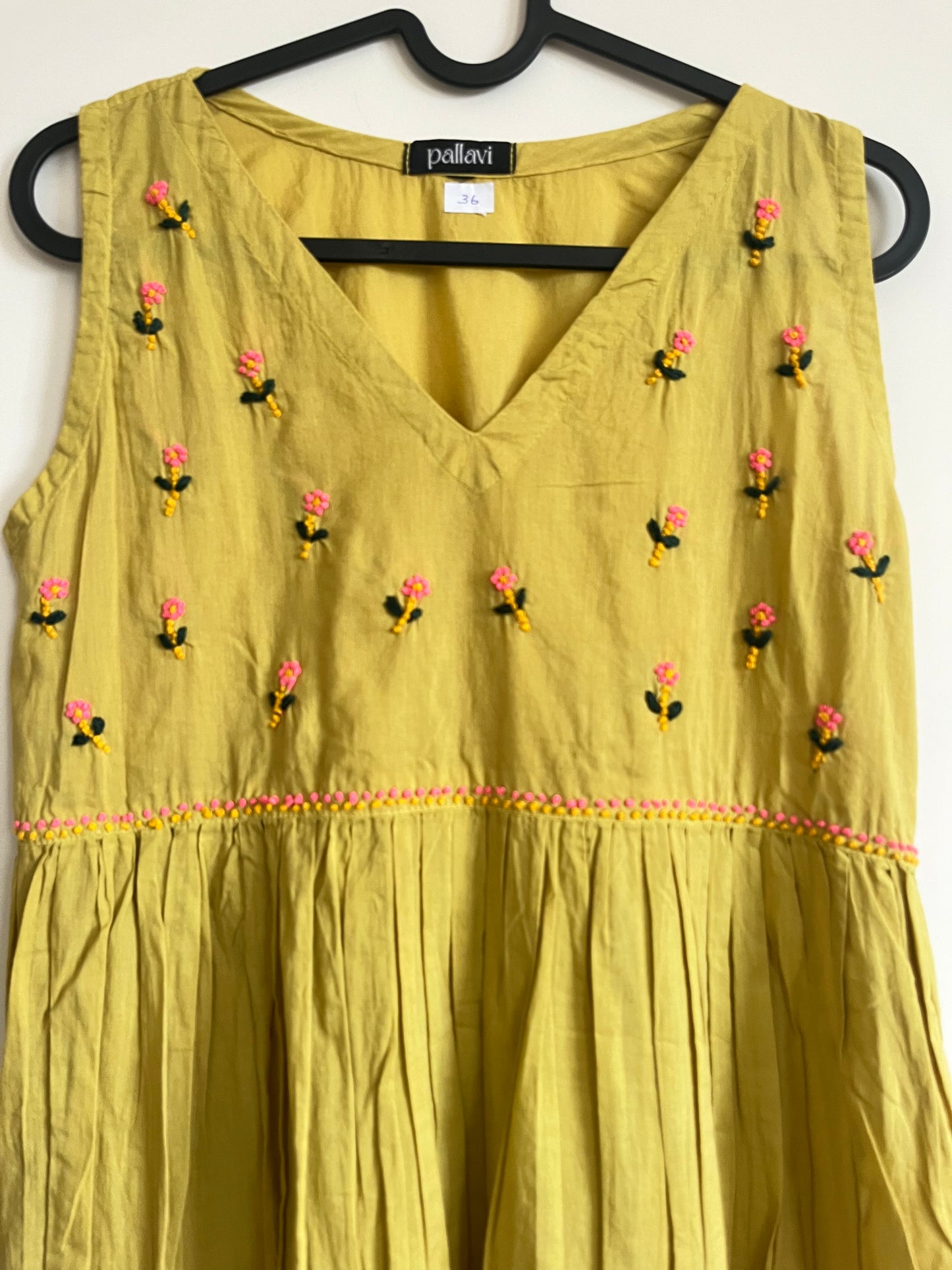 Blush and Bloom  Dress PRE-ORDER- Lime Yellow