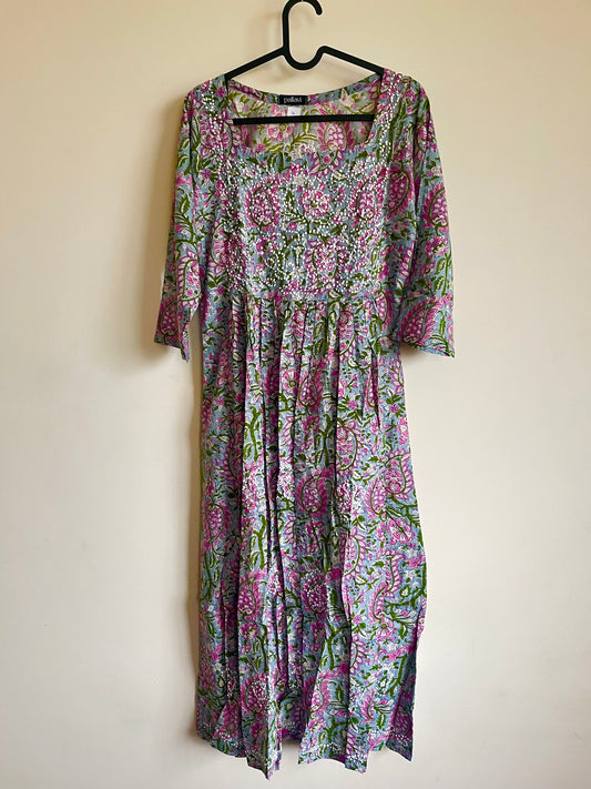 Pleated Dress - Sitara