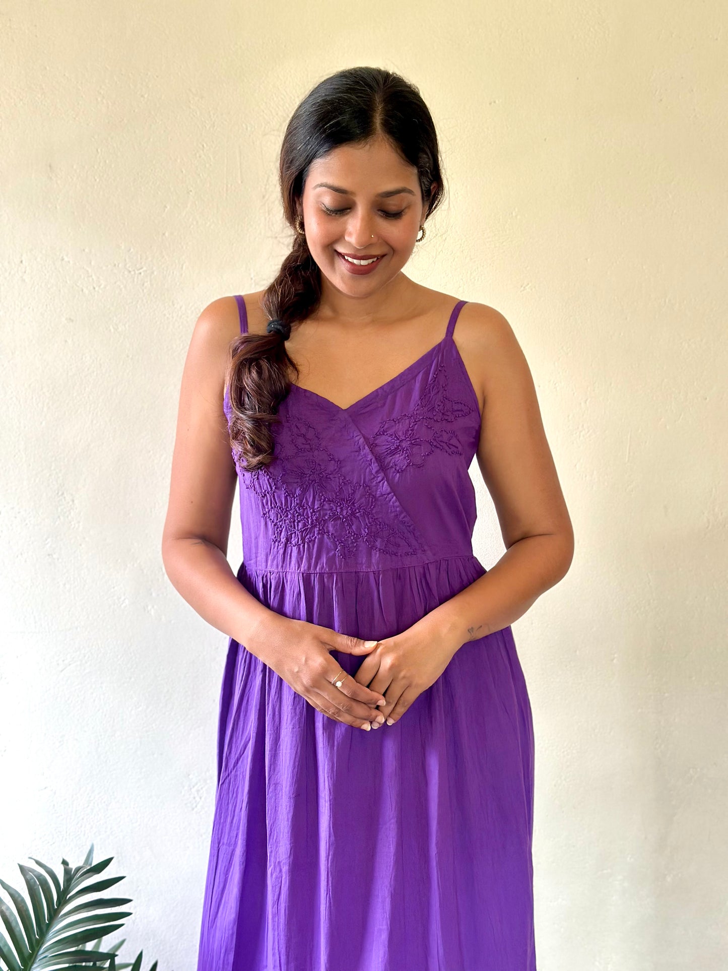 Garden whispers  Dress - Indigo
