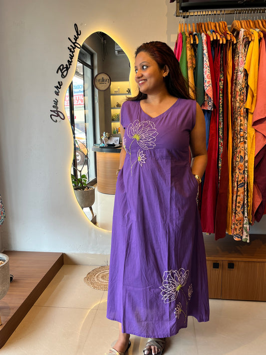 Glow dress - Indigo