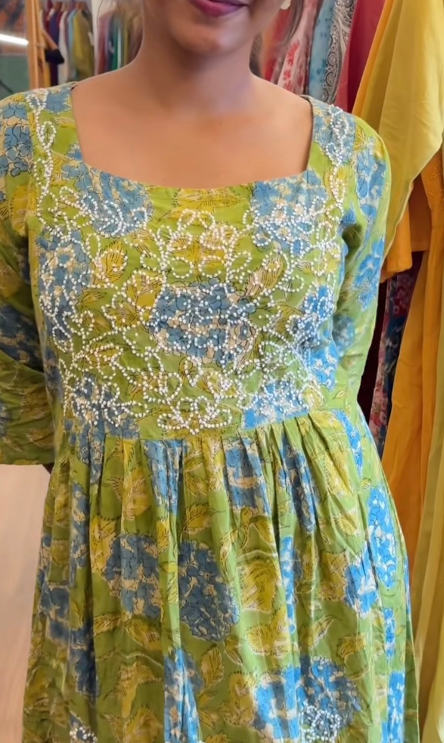 Pleated Dress PRE-ORDER - Bluebelle