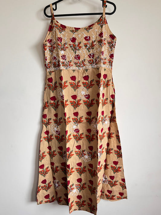 Sleeveless A-line Dress - Scarlette