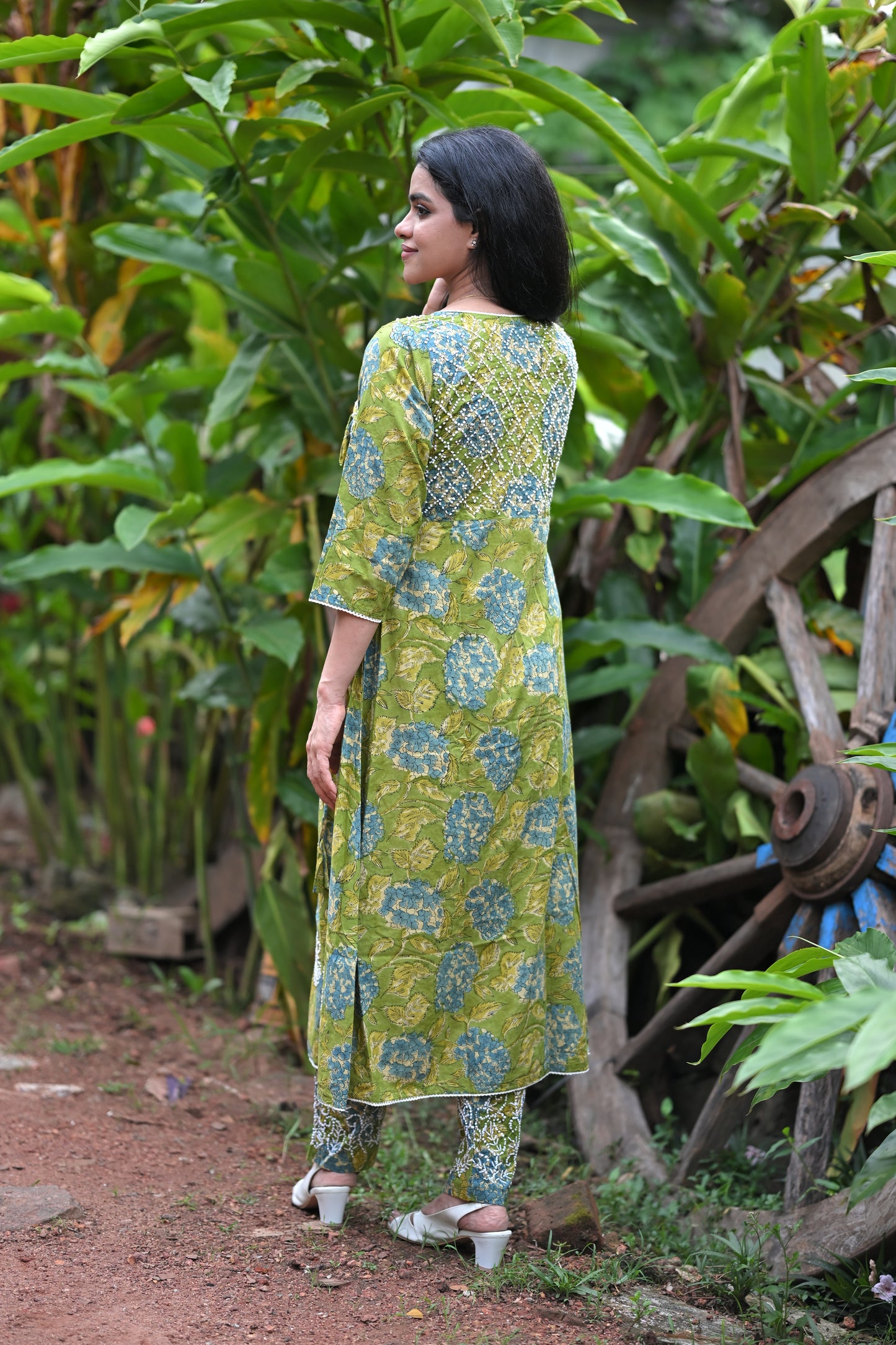 Angrakha Kurti and pant PRE-ORDER - Bluebelle