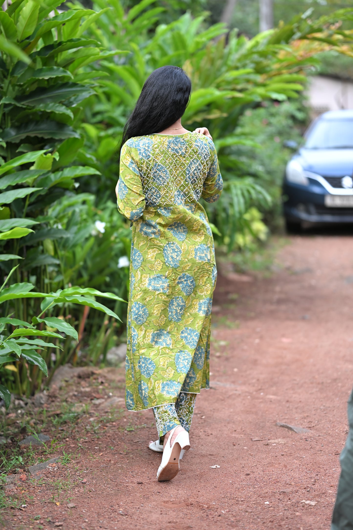 Angrakha Kurti and pant PRE-ORDER - Bluebelle