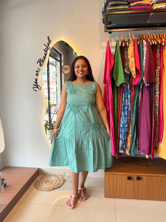 Dandelion  Dress - Teal