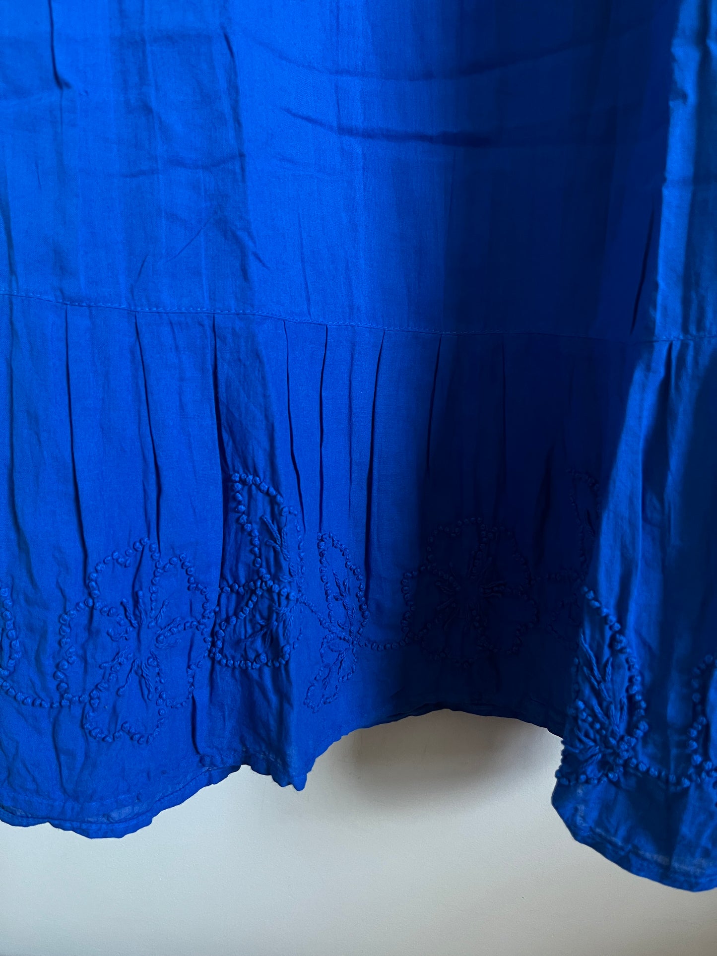 Garden whispers  Dress - Royal blue