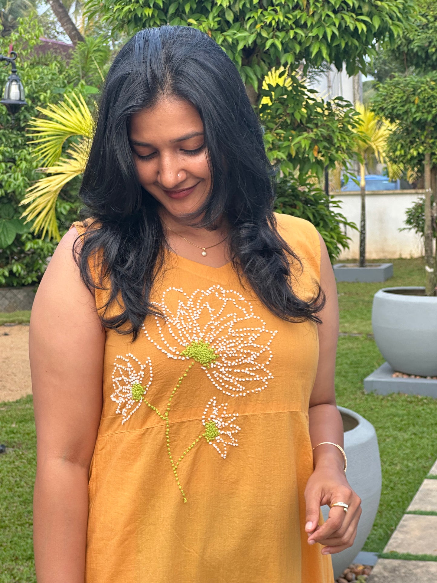 Glow Dress  PRE-ORDER - Mustard Yellow