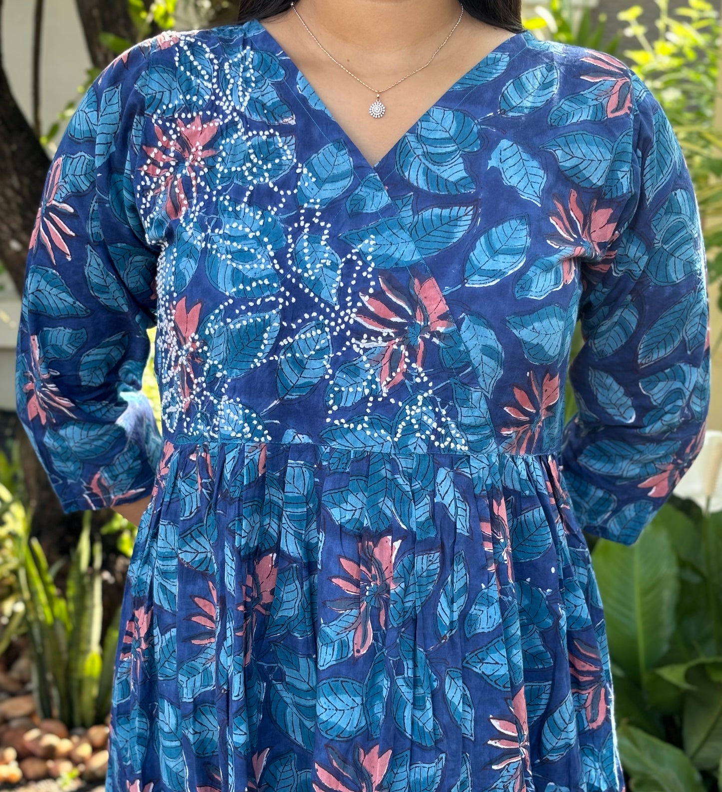 Pleated Angrakha set PRE-ORDER - Neelima