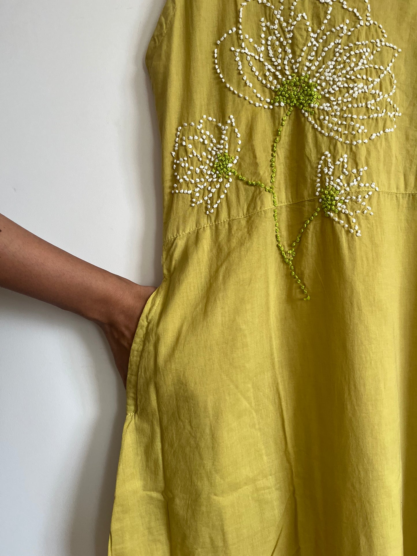 Glow Dress - Lime Yellow