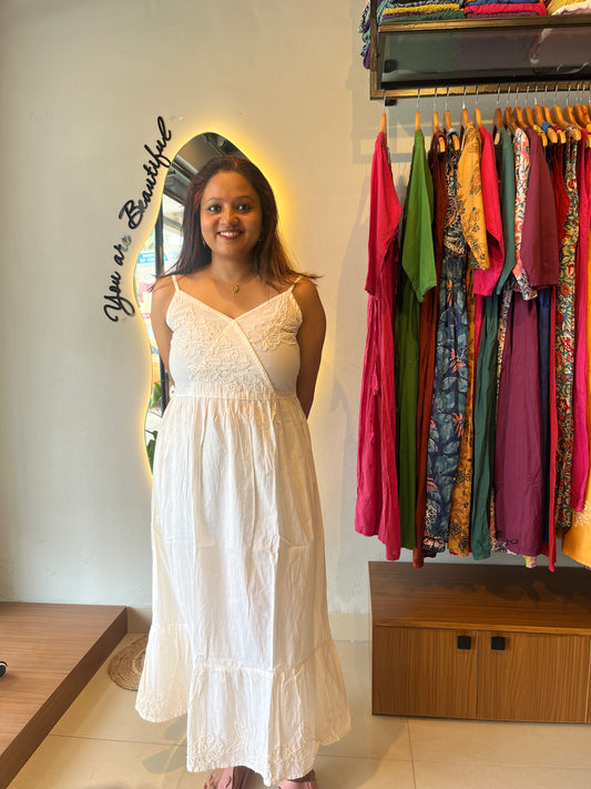 Garden whispers  Dress - Off-white