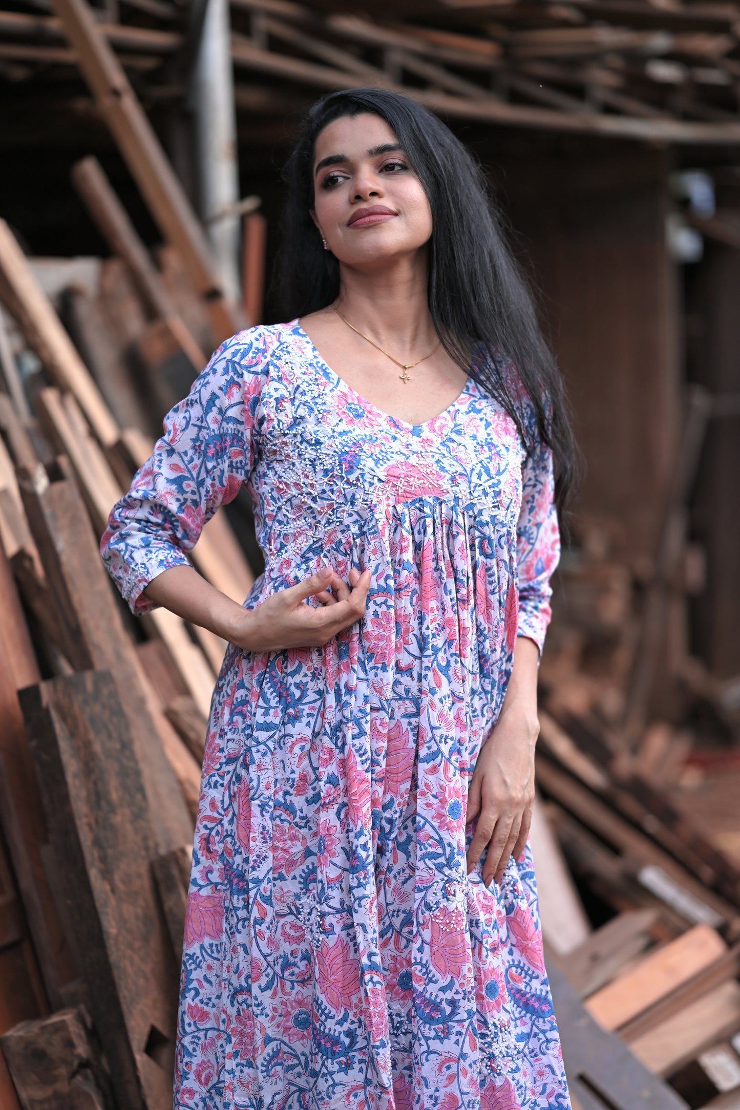 Aliya Cut Dress PRE-ORDER - Varnika