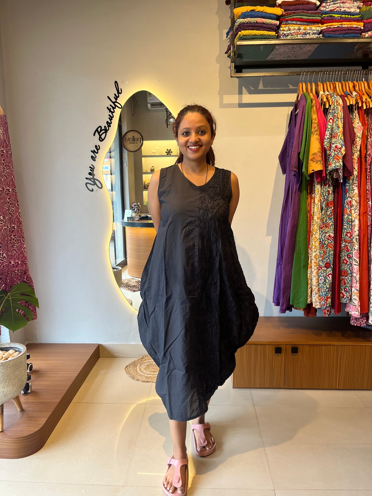 Balloon dress - Black