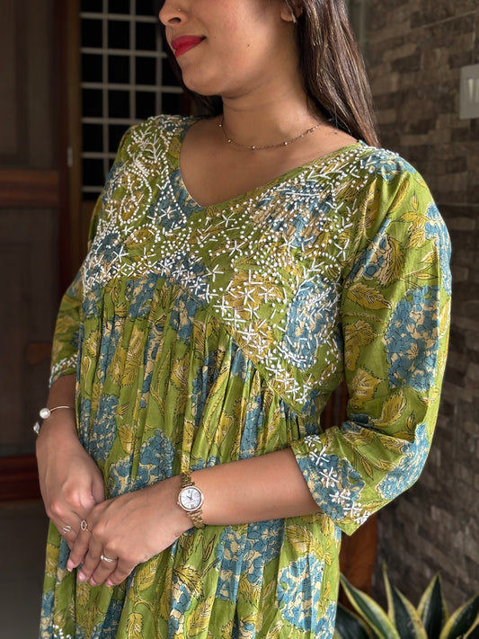 Aliya Cut Dress PRE-ORDER - Bluebelle