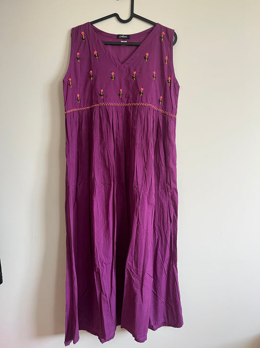 Blush and Bloom  Dress - Purple