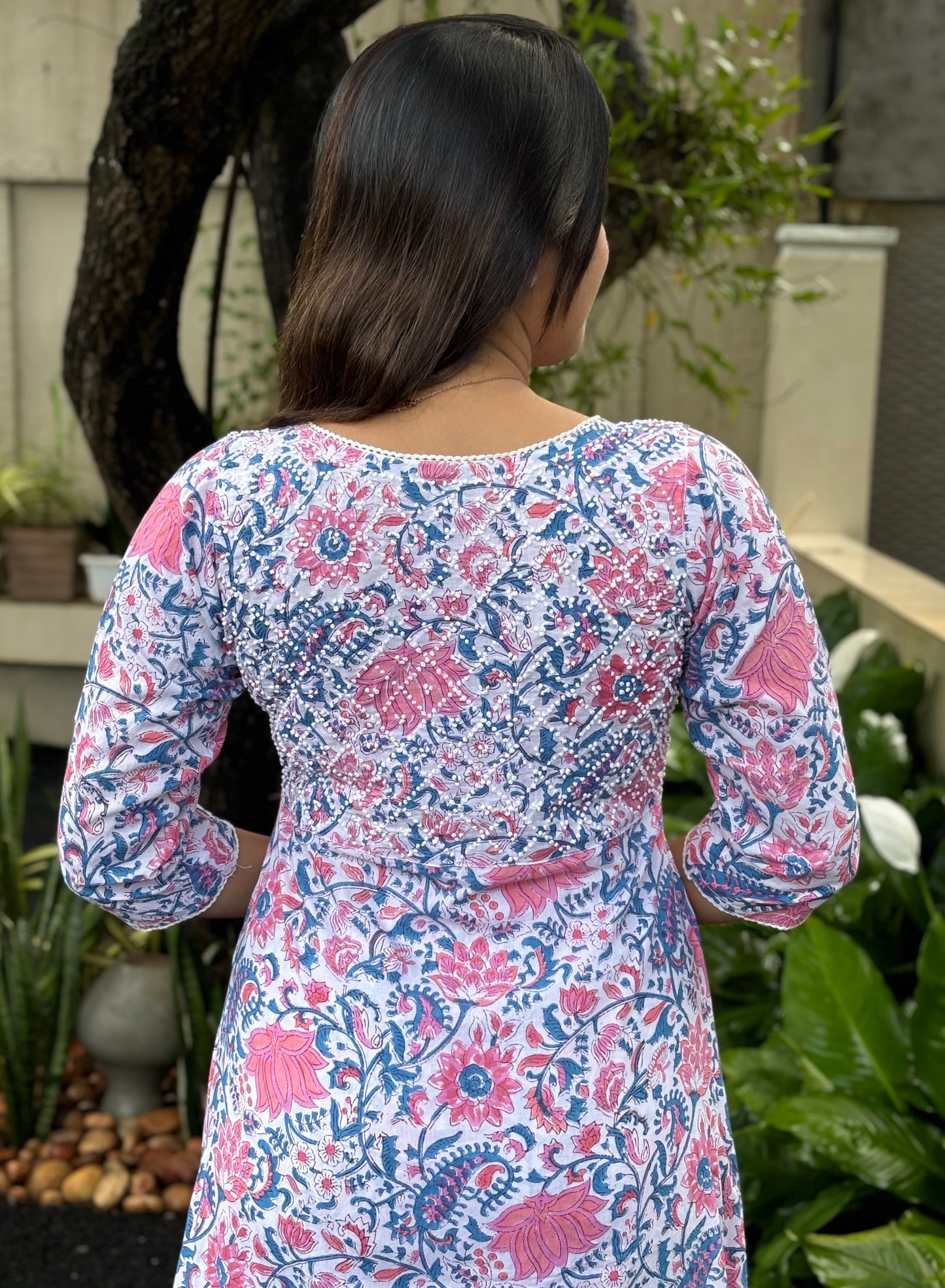 Angrakha Kurti and pant PRE-ORDER - Varnika