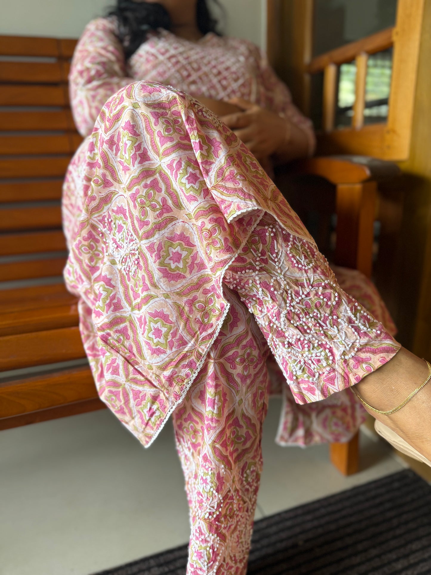 Printed Pants - Blushette