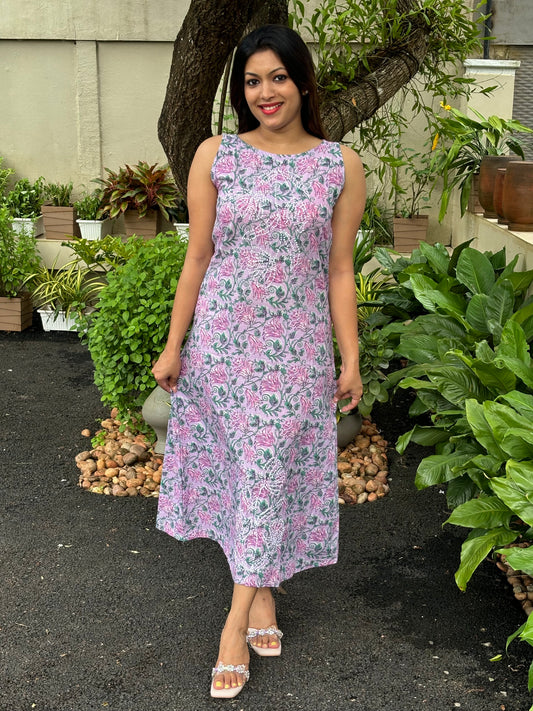 Chameli Charm Dress PRE-ORDER - Lavender Smera