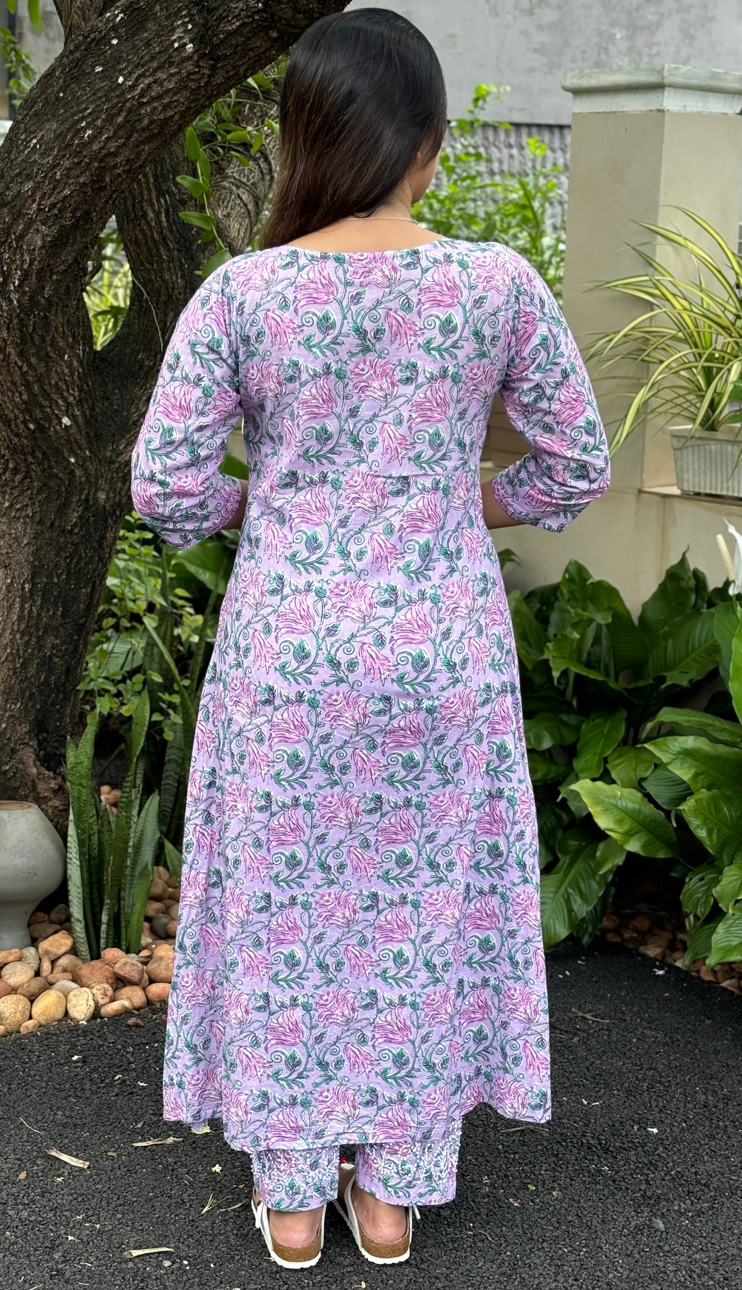 Pleated Dress set (top and bottom) PRE-ORDER - Lavender Smera