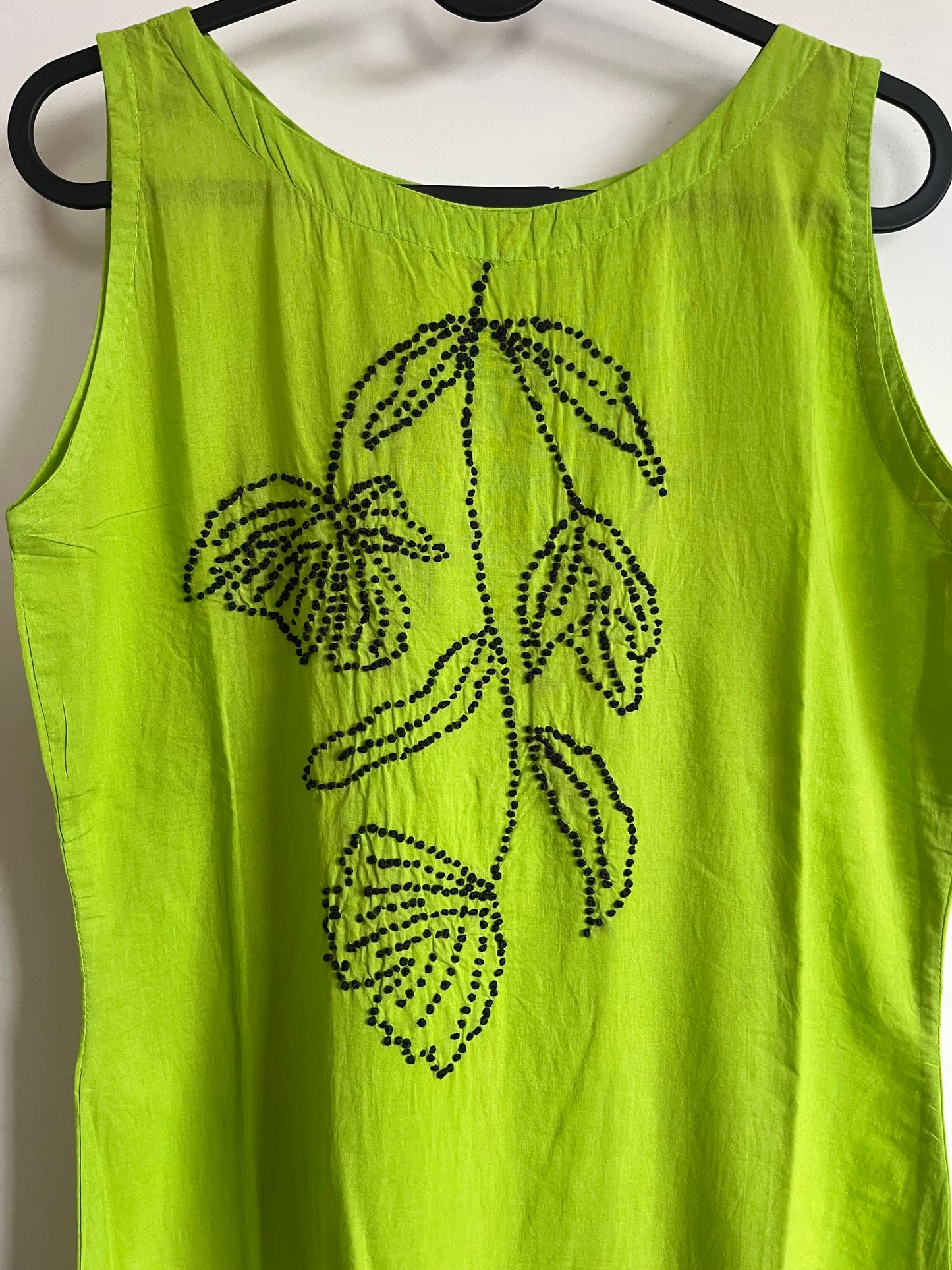 Chameli Charm  Dress - Neon green
