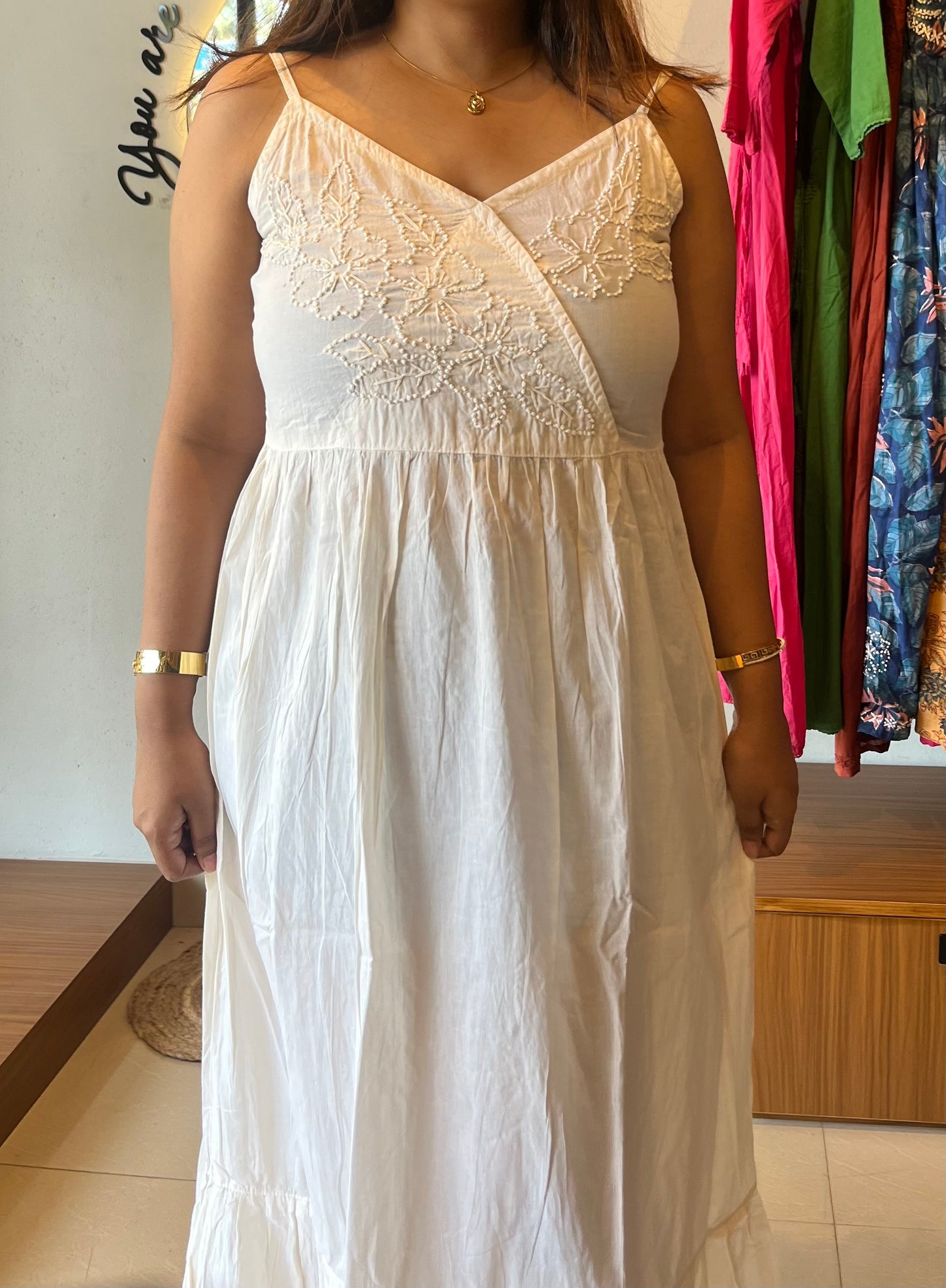 Garden whispers  Dress - Off-white
