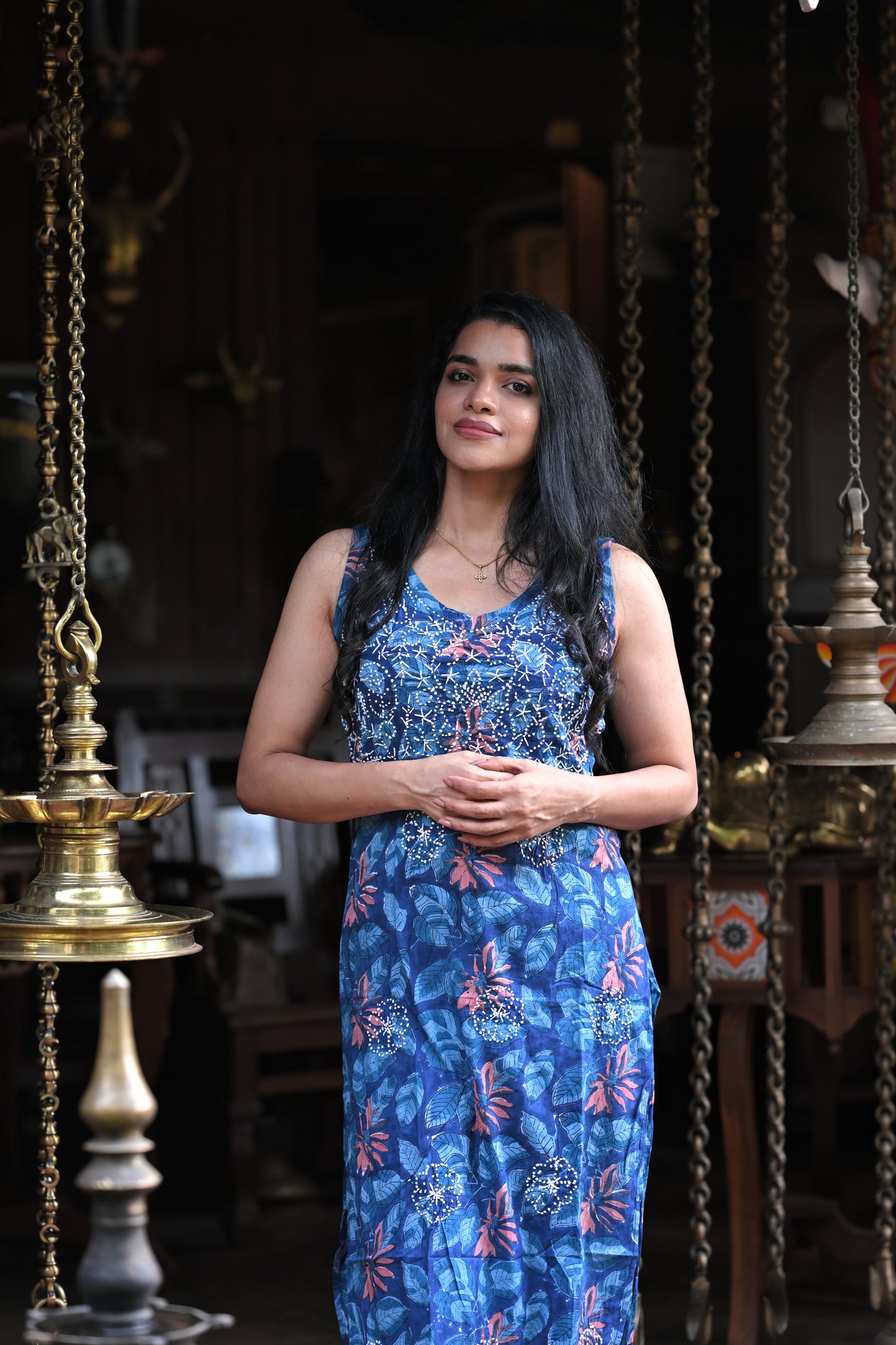 Sleeveless Straight Kurti PRE-ORDER - Neelima