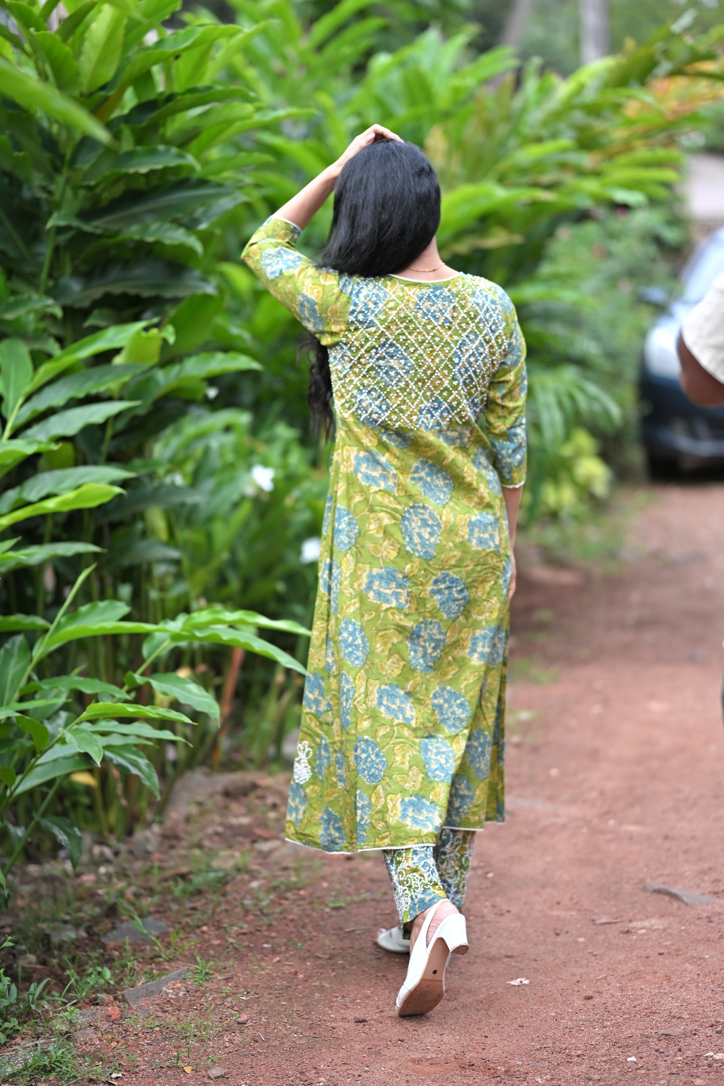 Angrakha Kurti and pant PRE-ORDER - Bluebelle