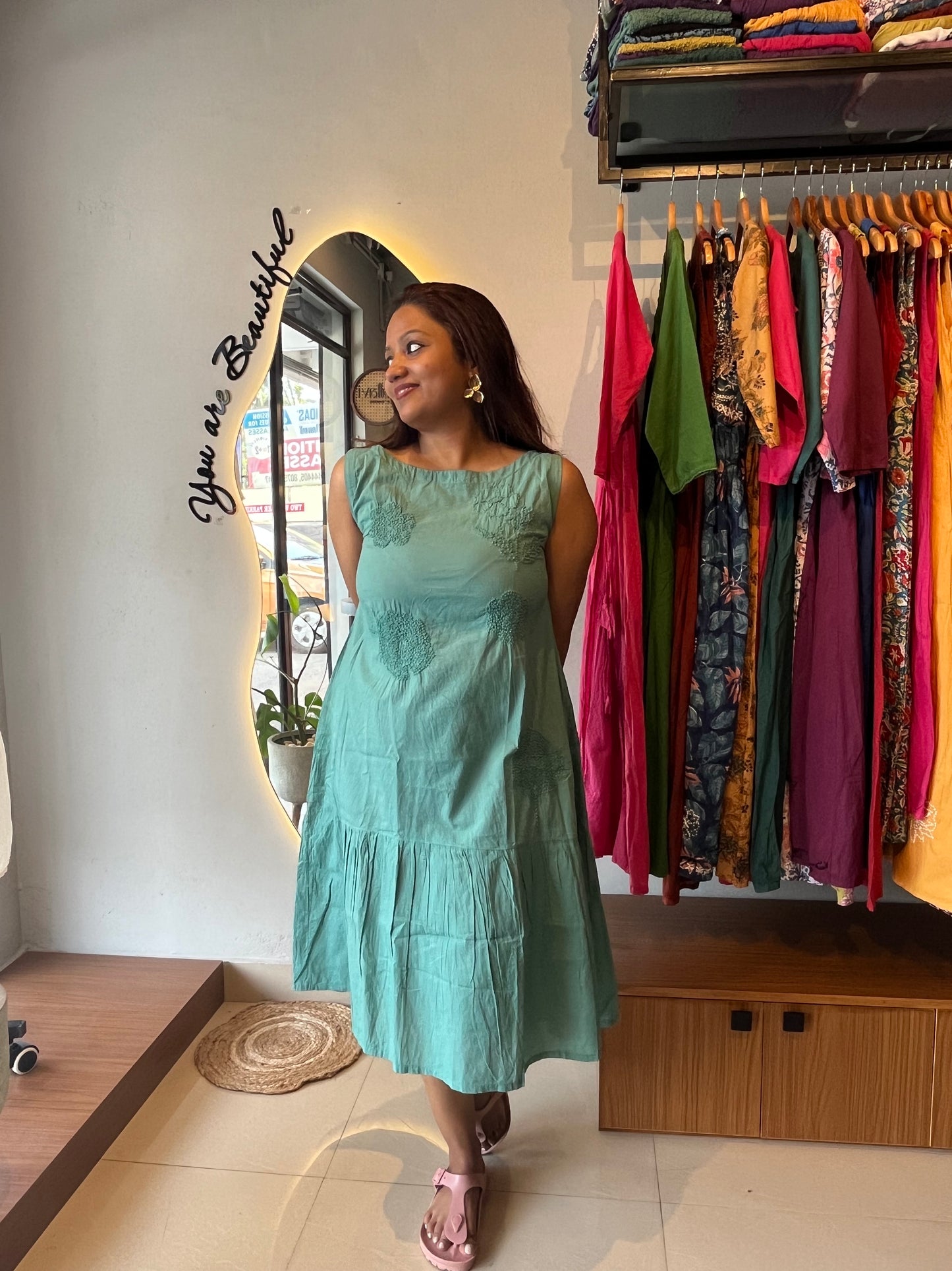 Dandelion  Dress - Teal