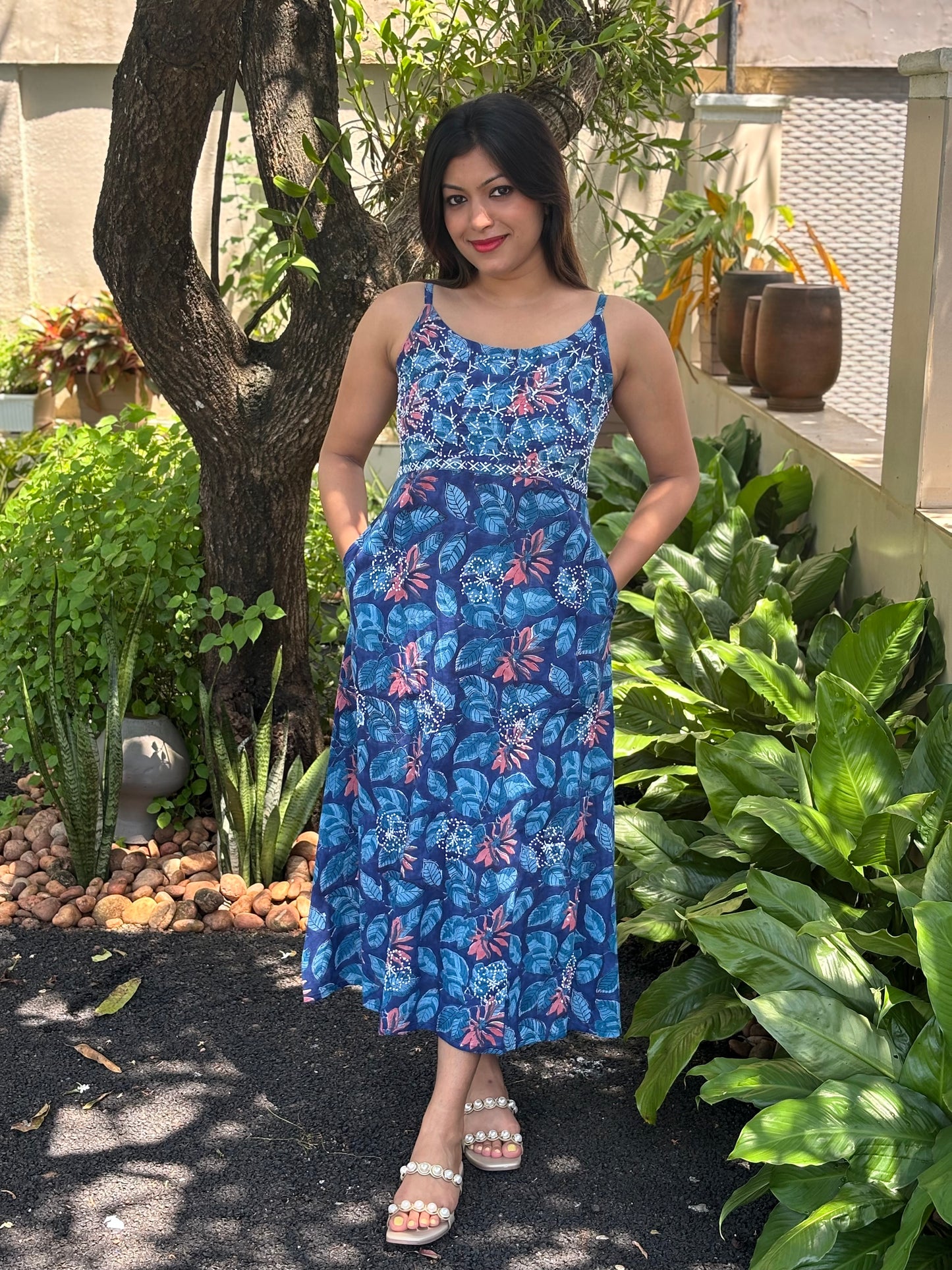 Sleeveless A-line Dress PRE-ORDER - Neelima