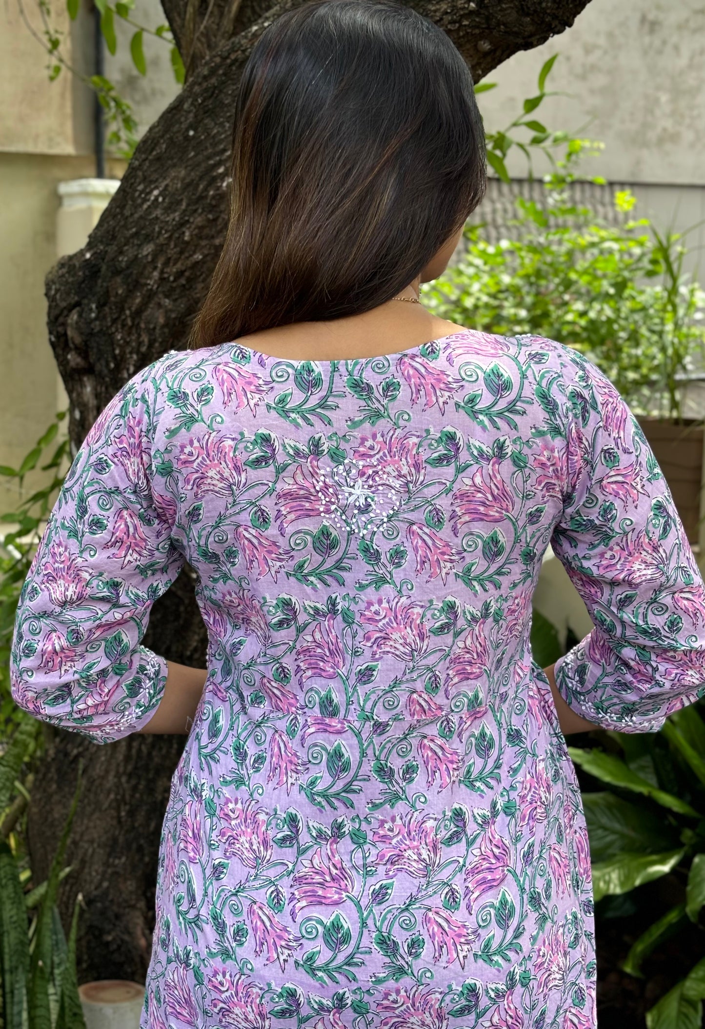 Aliya Cut Dress PRE-ORDER - Lavender Smera