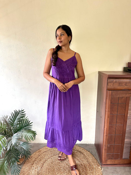 Garden whispers  Dress - Indigo