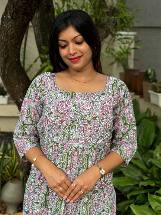 Pleated Dress PRE-ORDER - Sitara