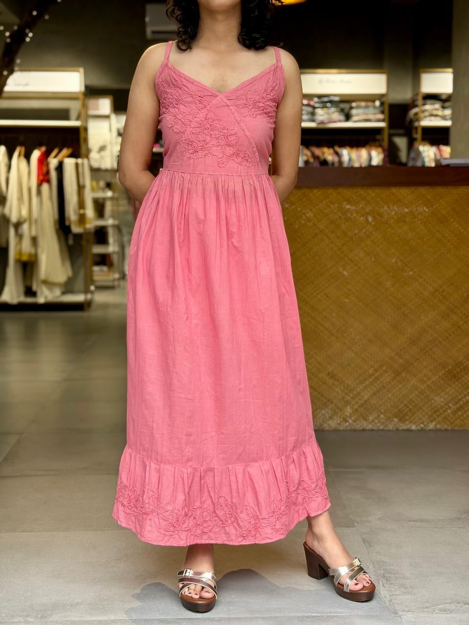 Garden whispers  Dress PRE-ORDER - Nude Pink