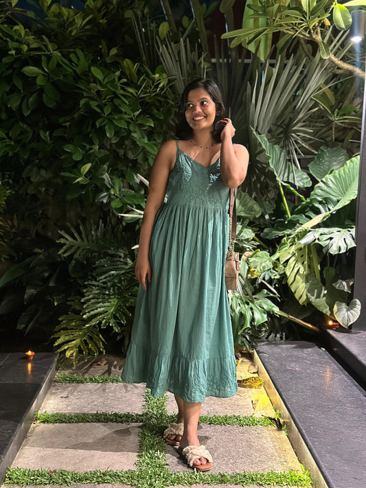 Garden whispers  Dress PRE-ORDER - Teal