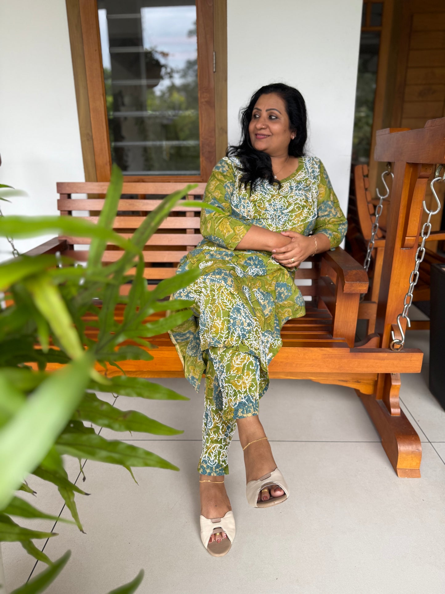Printed Pants - Bluebelle