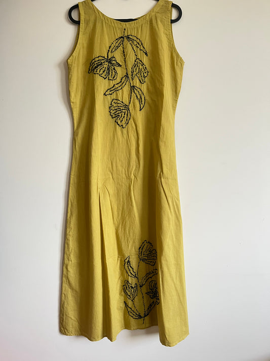 Chameli Charm  Dress PRE-ORDER - Lime Yellow