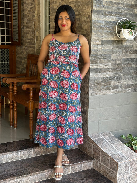 Sleeveless A-line Dress PRE-ORDER - Pinkbelle