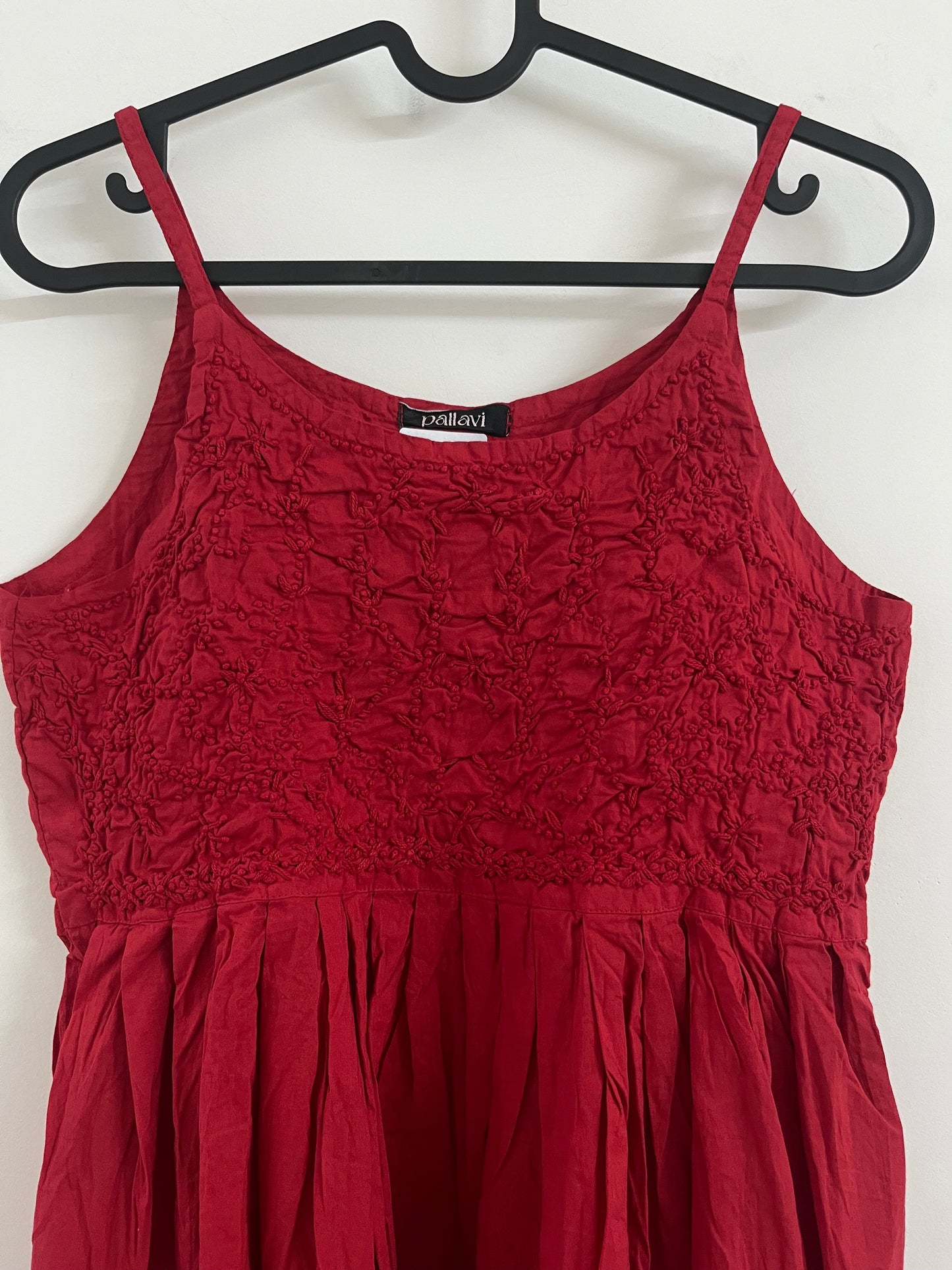 Flared Short Top - Red