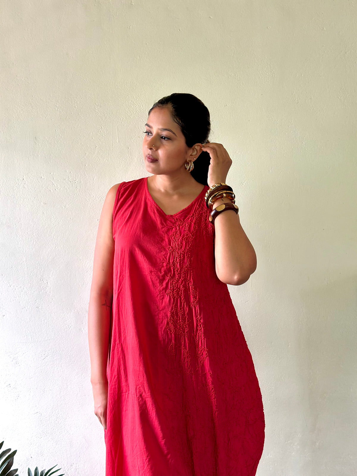 Balloon dress - Red