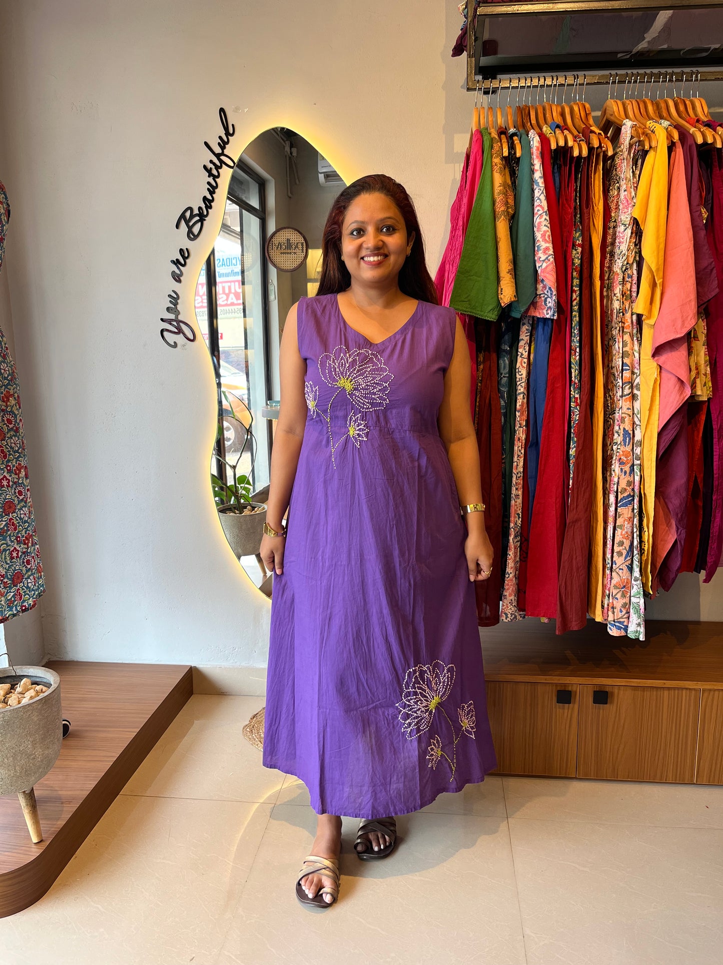 Glow dress - Indigo