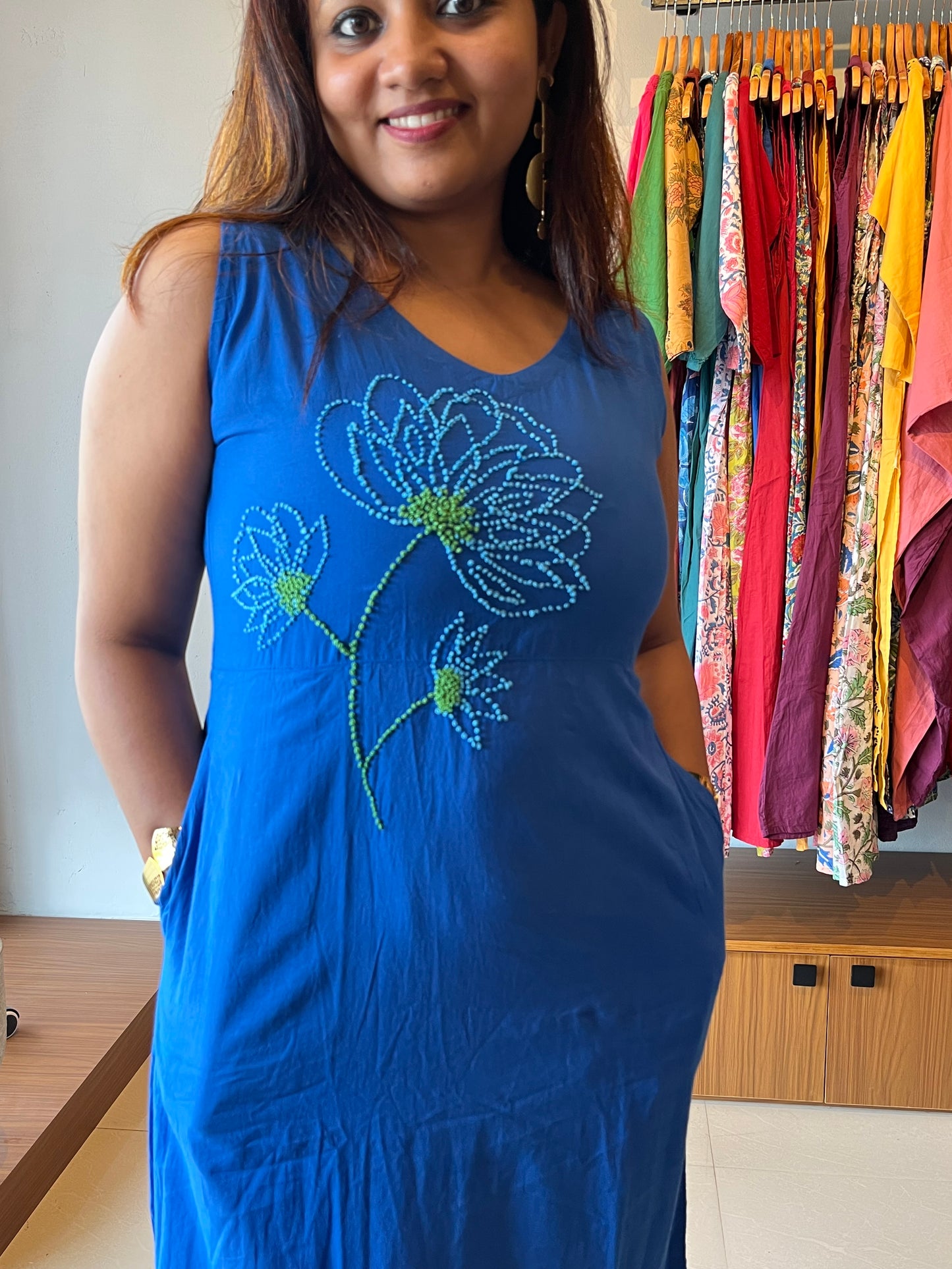 Glow Dress - Royal Blue